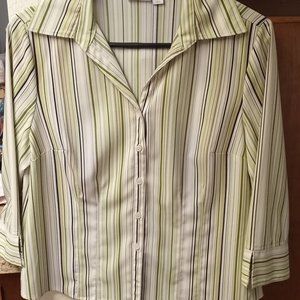 Woman's button down dress Blouse